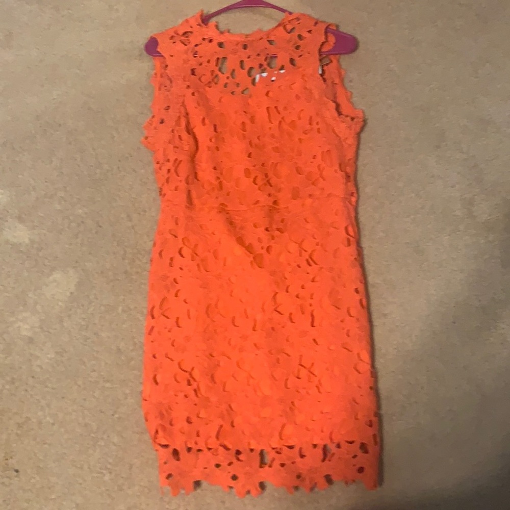 She and sky coral dress. Size large